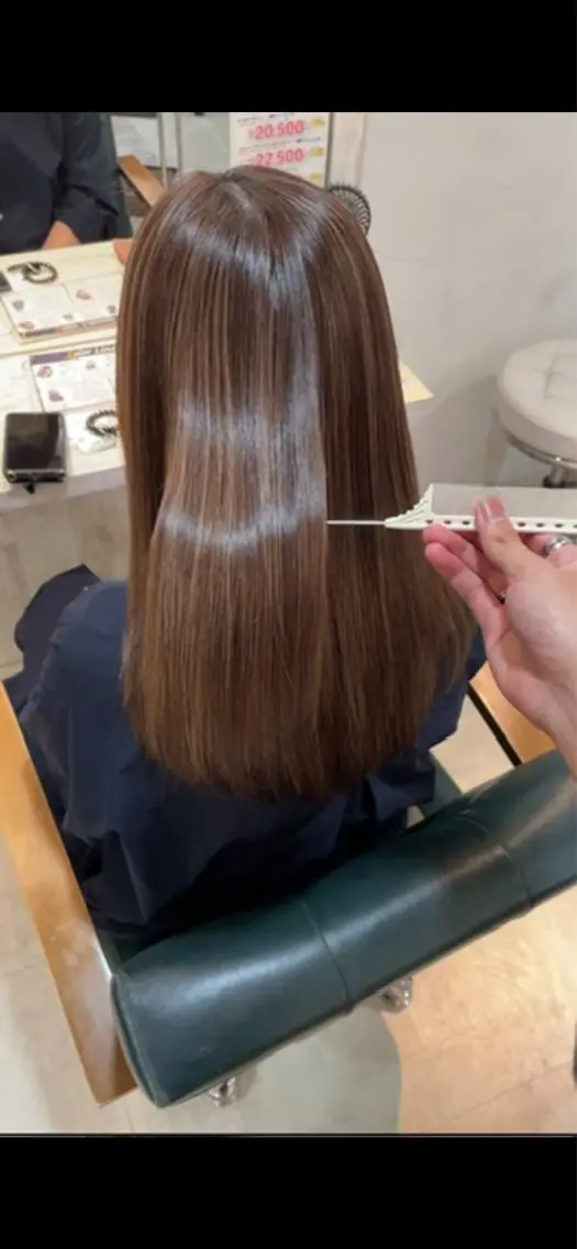 ロング 熊崎 樹のヘアスタイル