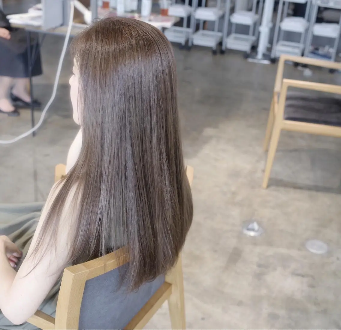 ロング ヘアカラー トリートメント etore 矢場町 南沙希のヘアスタイル