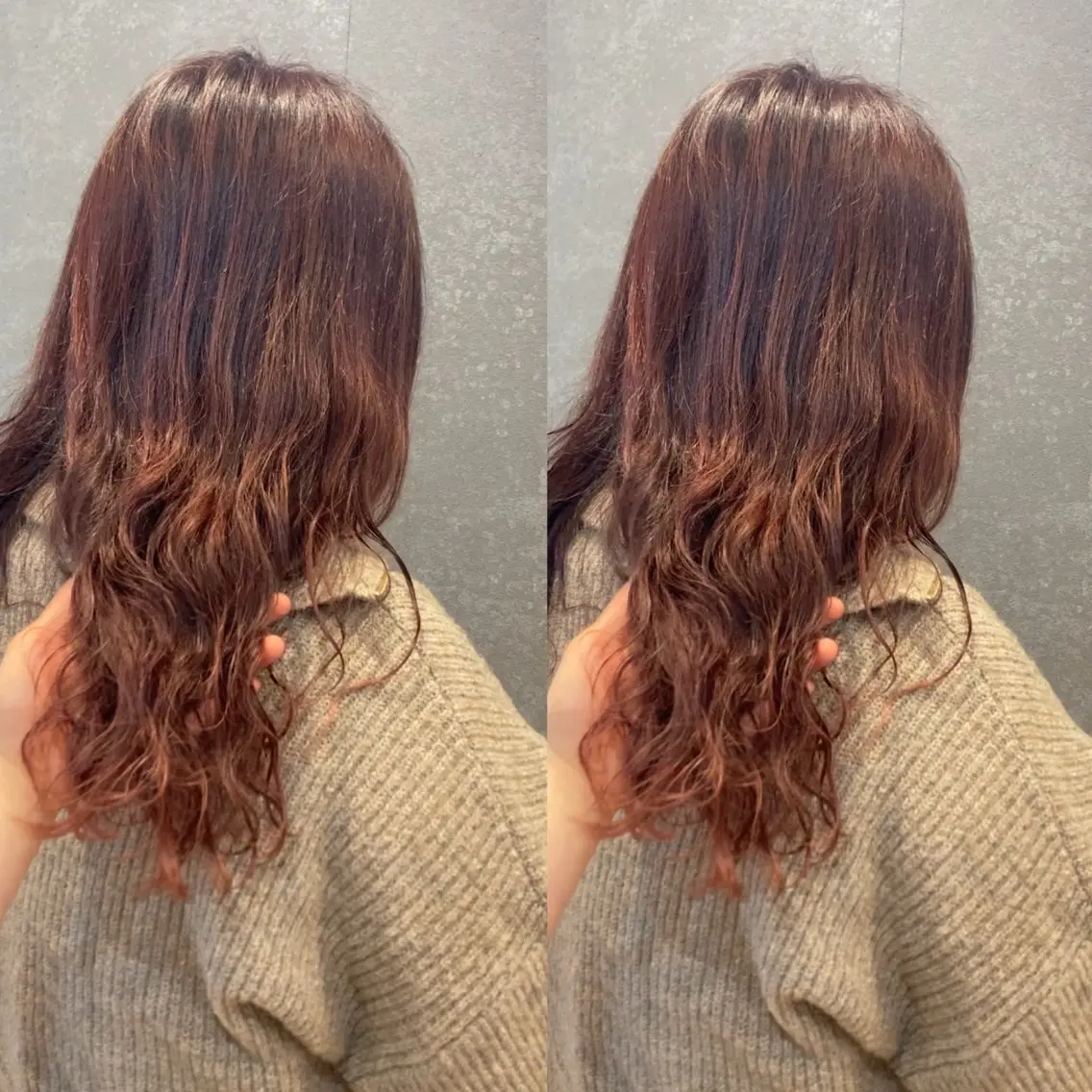セミロング セミロングパーマ み うのヘアスタイル