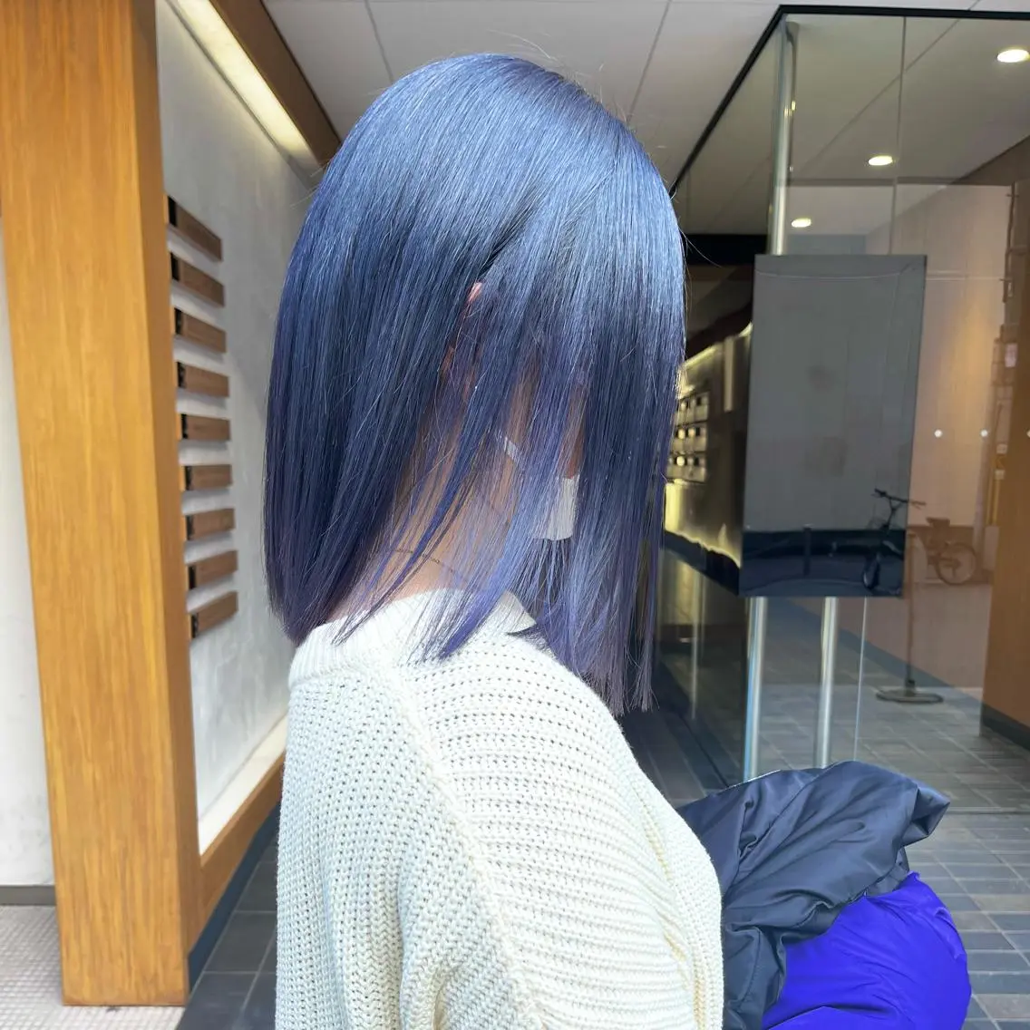 ミディアム カラー ヘアカラー トリートメント 堺 鳳 ママ美容師 yukariのヘアスタイル
