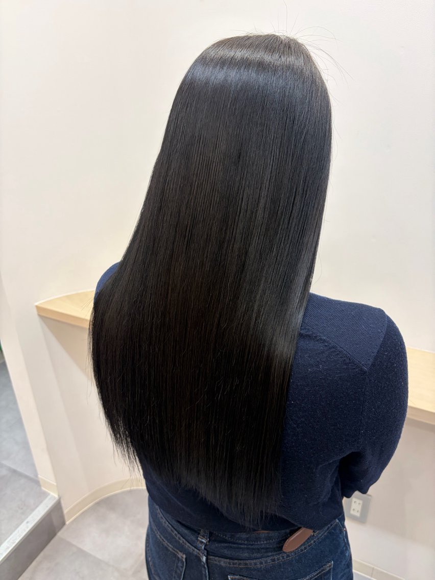 セミロング 髪質改善 トリートメント ヘアカラー トリートメント 髪質改善/縮毛矯正/ 艶カラー/登貴のヘアスタイル