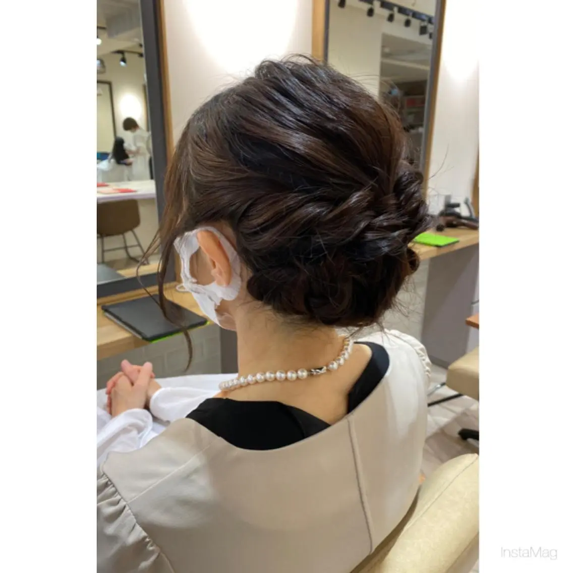 ヘアアレンジ 結婚式・ブライダル ヘアセット 岩間 香純のヘアスタイル