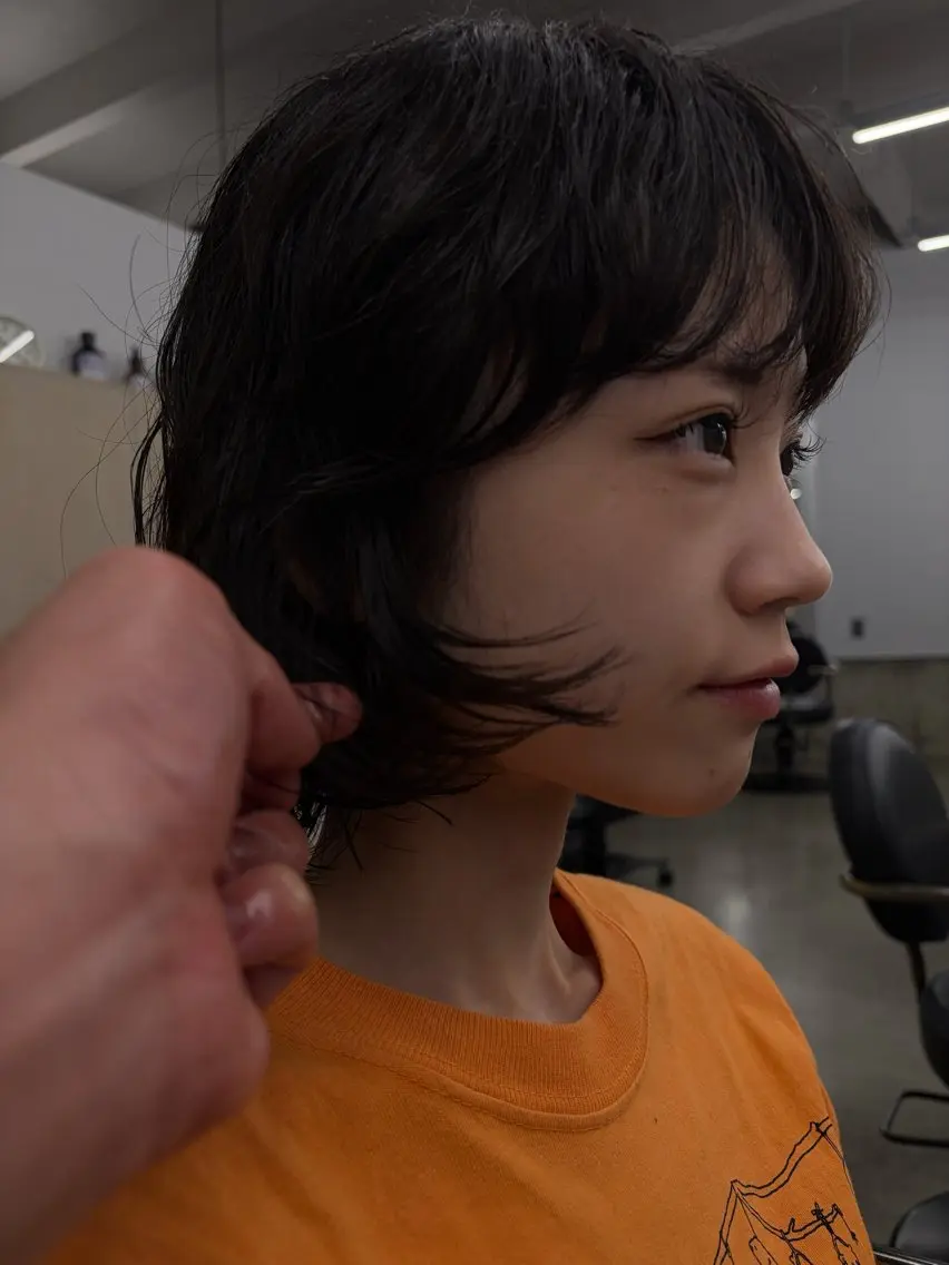 ミディアム パーマ bob リョウタのヘアスタイル