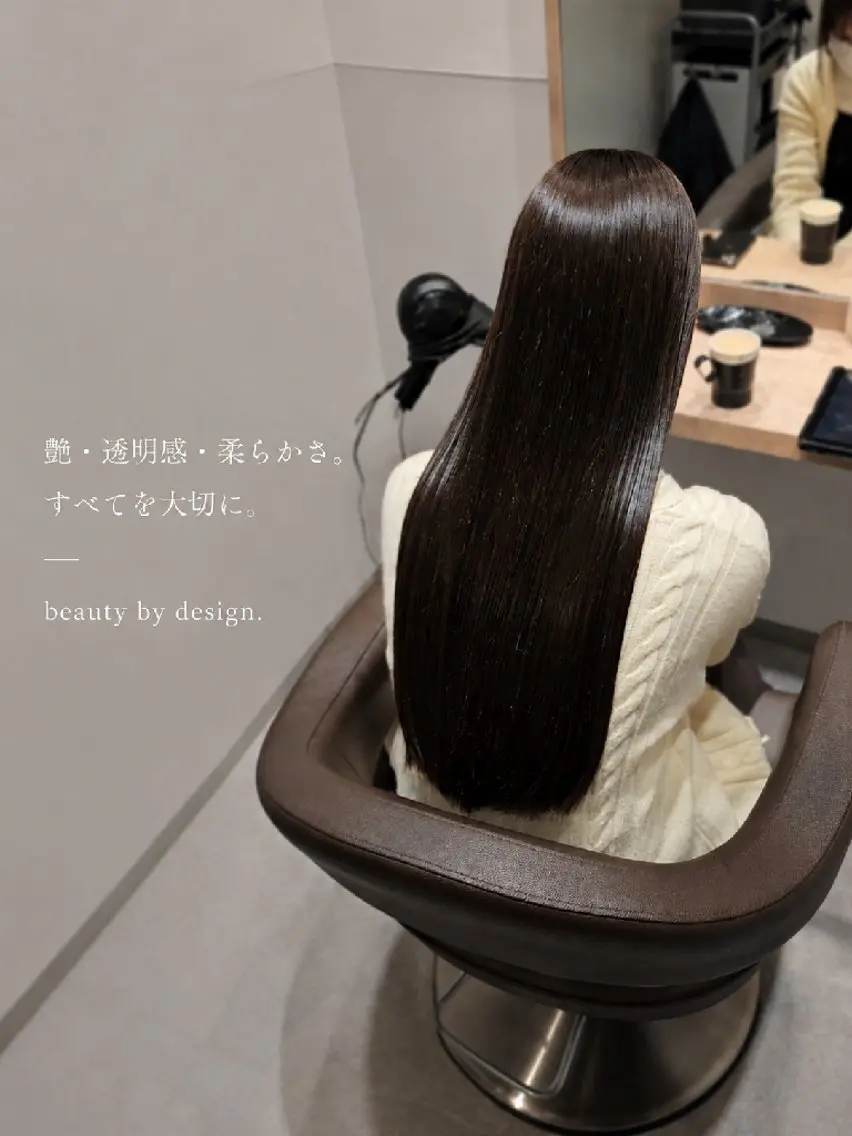 ロング カラー 透明感カラー 髪質改善 縮毛矯正 カット ヘアカラー トリートメント 【垢抜けカラー/ 縮毛矯正】Taikiのヘアスタイル