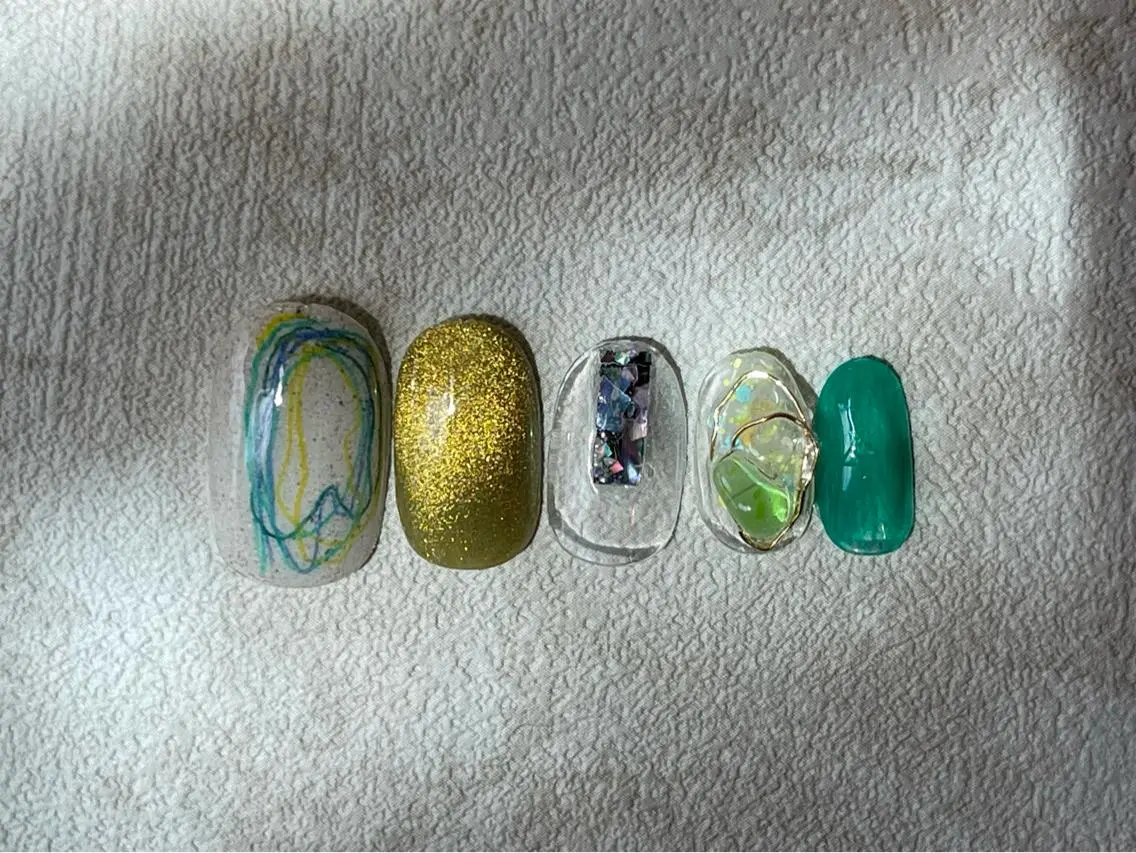 ネイル マグネットネイル ニュアンスネイル Nail Katoのネイルデザイン