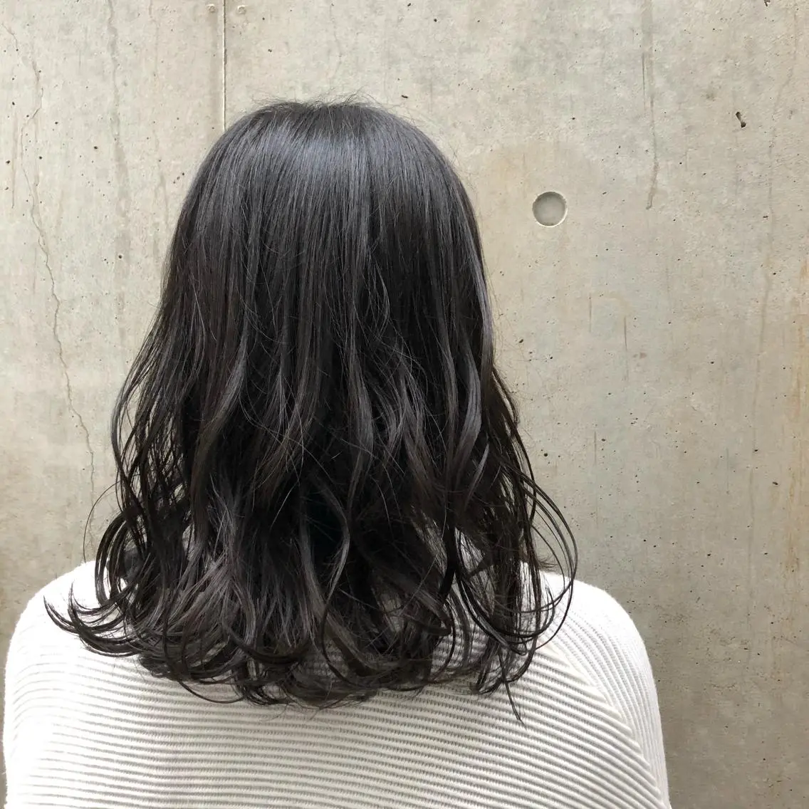 ミディアム カラー カット ヘアカラー 暗髪とオリーブ🌿 渡辺拓人のヘアスタイル