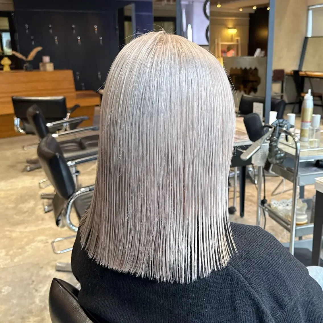 ミディアム カラー カット ヘアカラー トリートメント 💫色落ちまで可愛い ブリーチ💫ユウゴのヘアスタイル