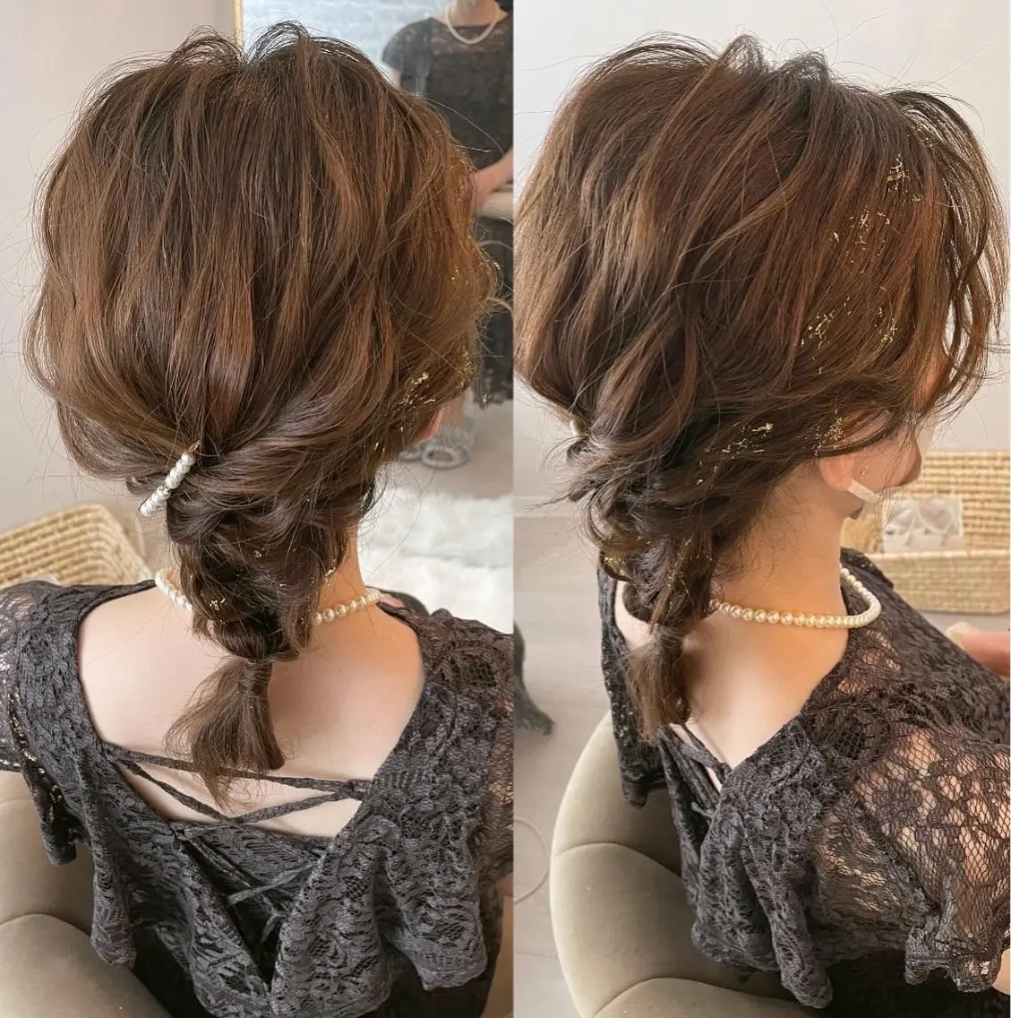 ヘアアレンジ マツエク・マツパ アイブロウ ヘアセット eyelash ufuのマツエク・マツパデザイン