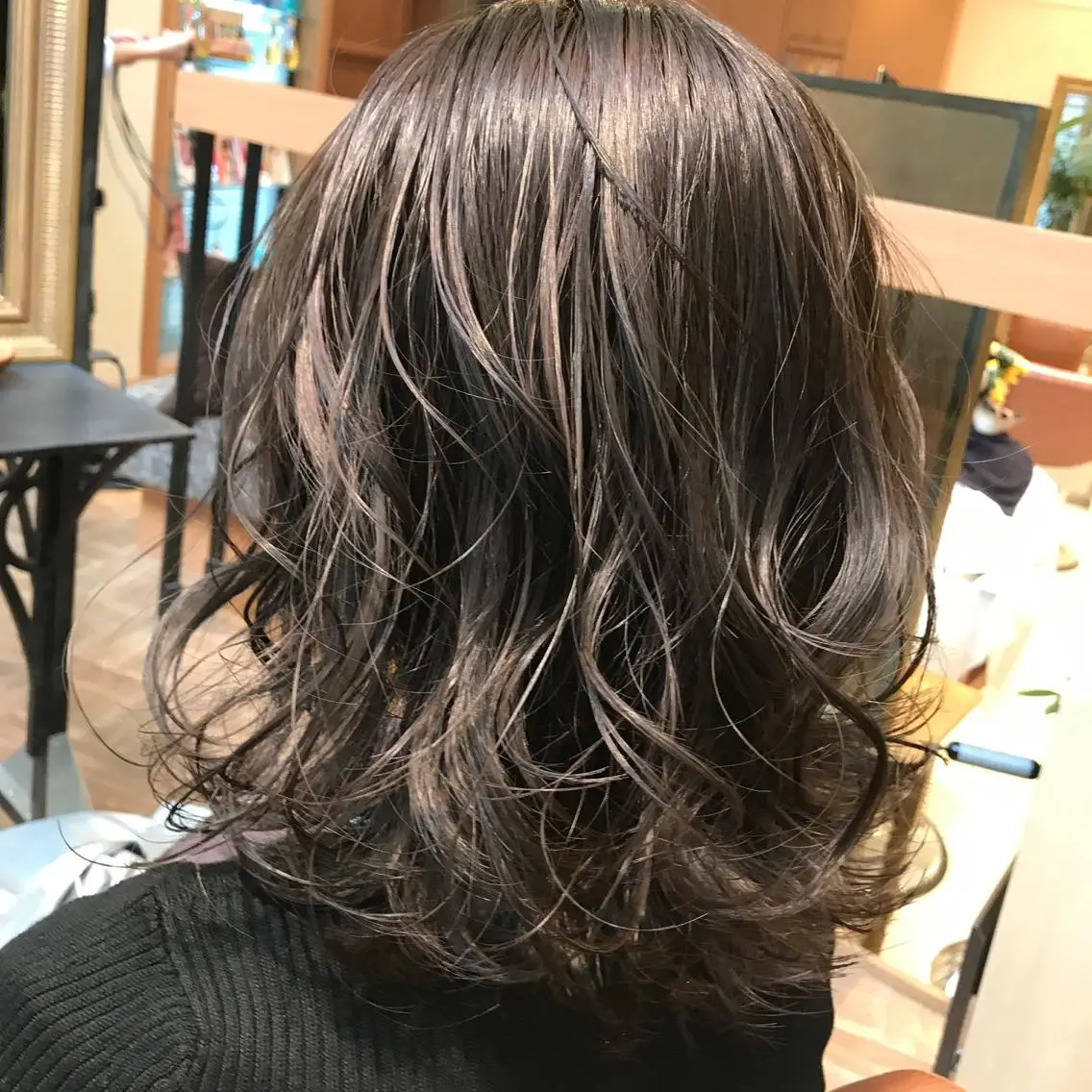 ミディアム ✨透明感カラー×艶髪 ✨生神優季のヘアスタイル