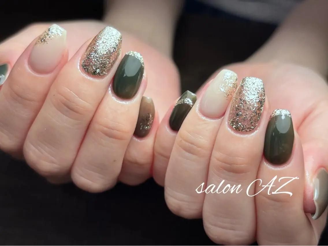 ネイル オフィスネイル ハンドネイル salon AZのネイルデザイン