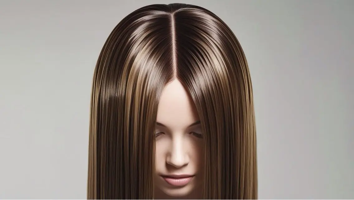 ロング パーマ 縮毛矯正 K Yのヘアスタイル