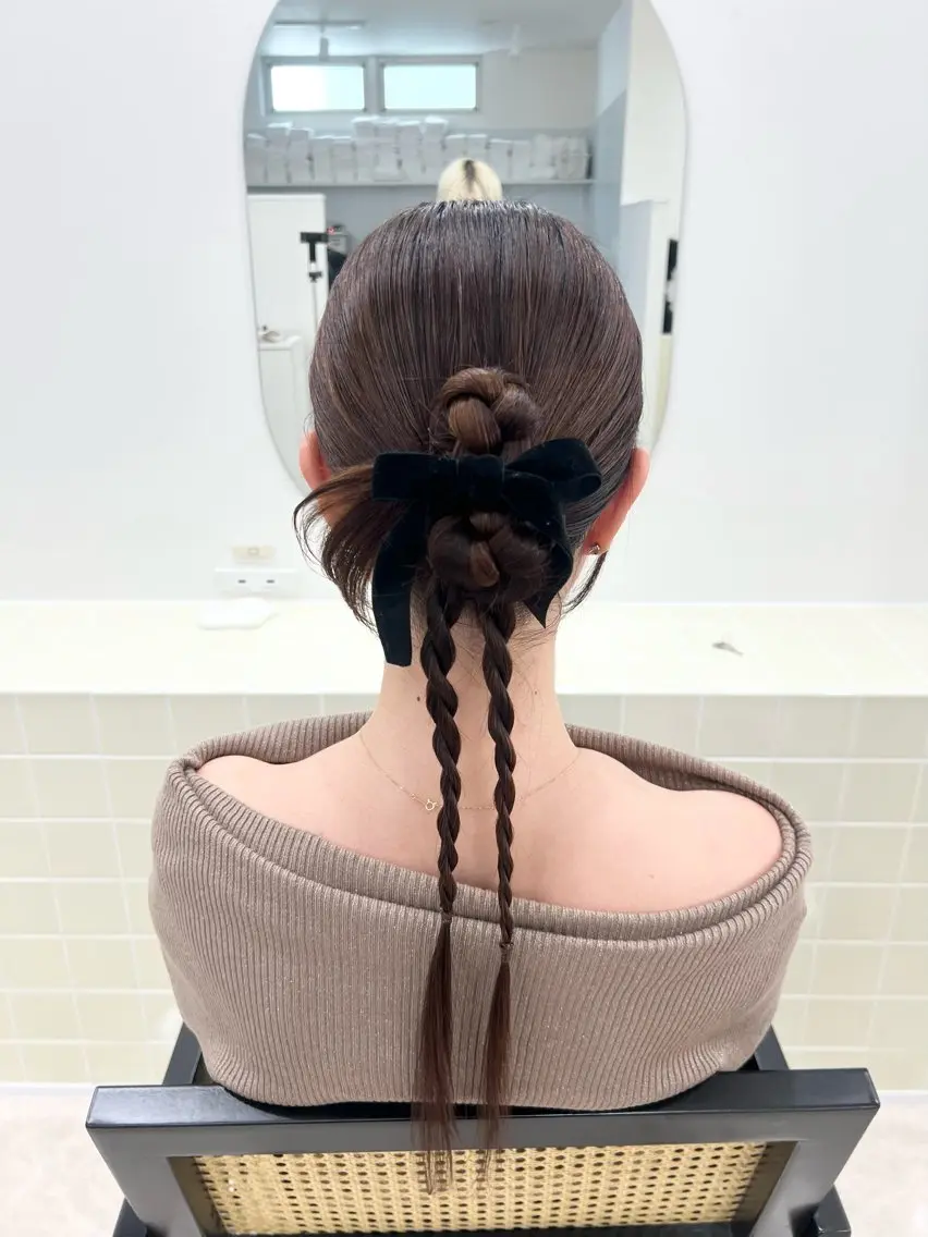 おまかせヘアセットの写真