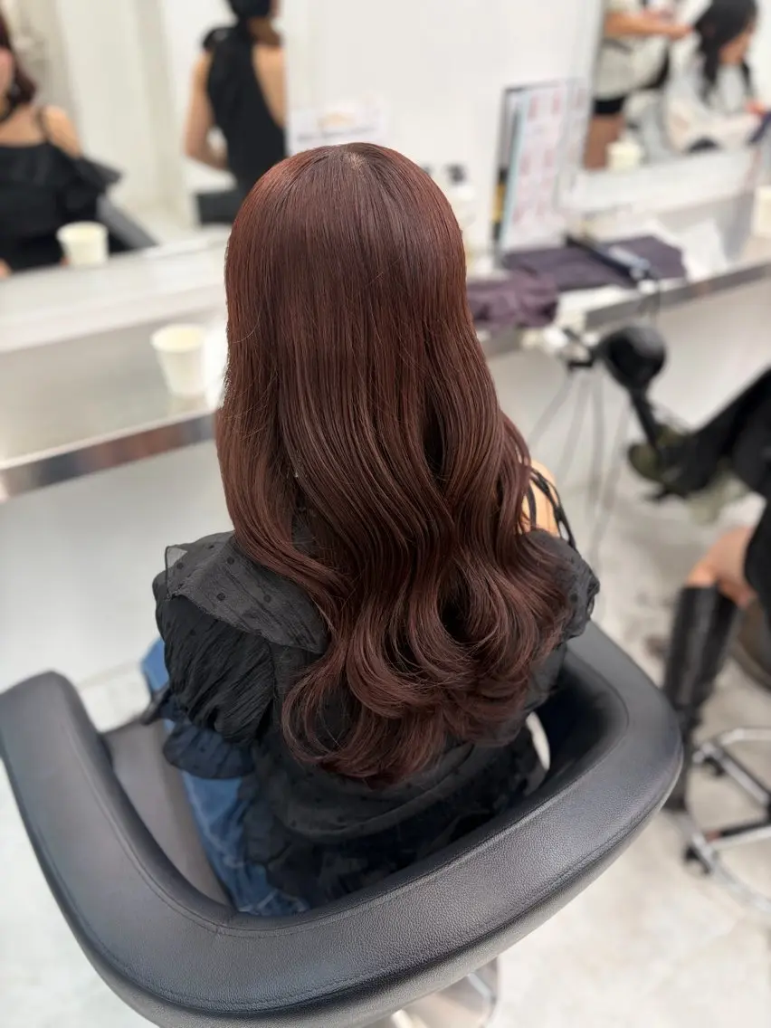 カラー ヘアカラー トリートメント ヘアセット 韓国girly 🪽🫧ハルナ🎀のヘアスタイル