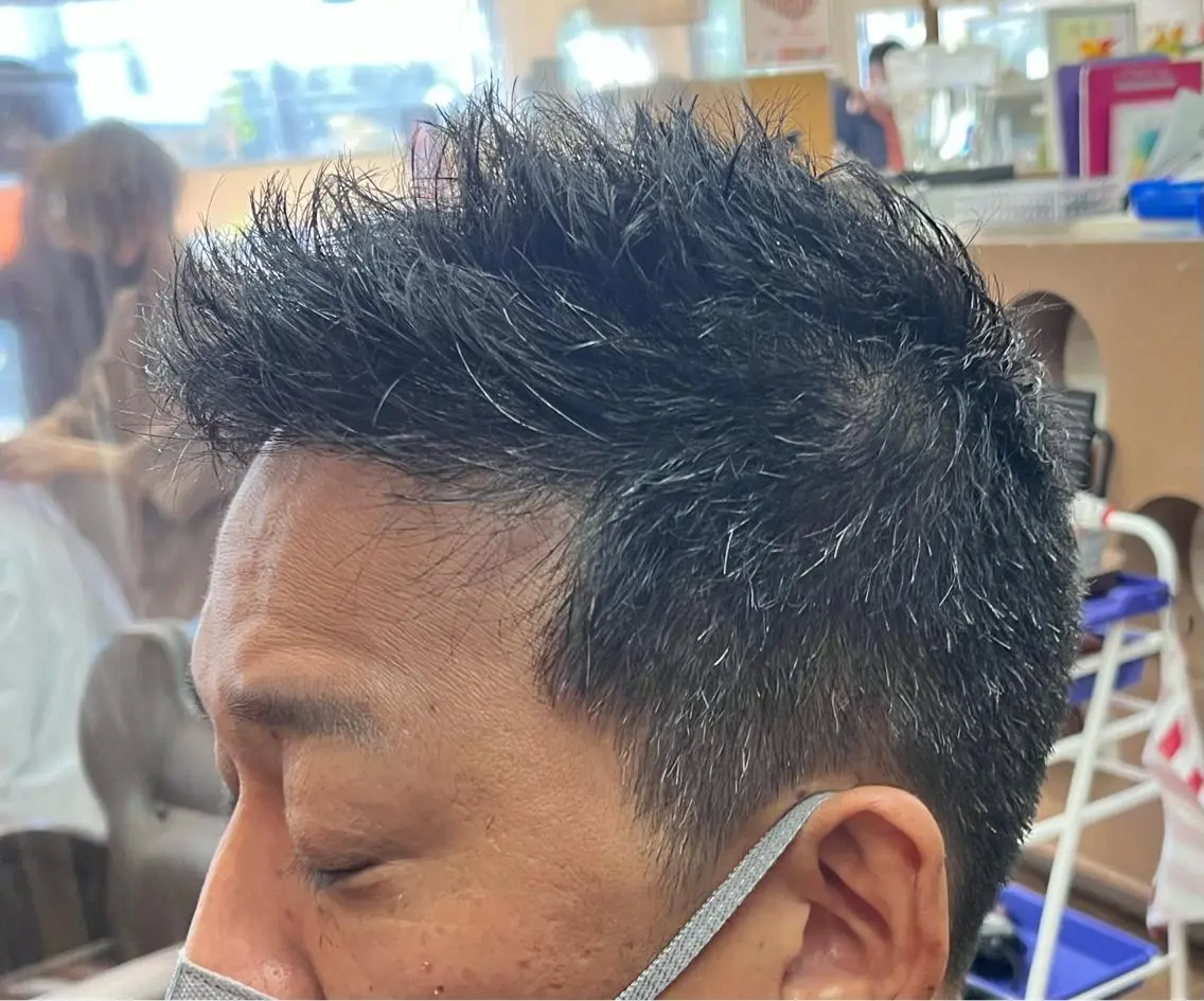 ショート メンズ メンズベリーショート ベリーショート ショートヘア 薄毛専門 メンズカットREEのヘアスタイル