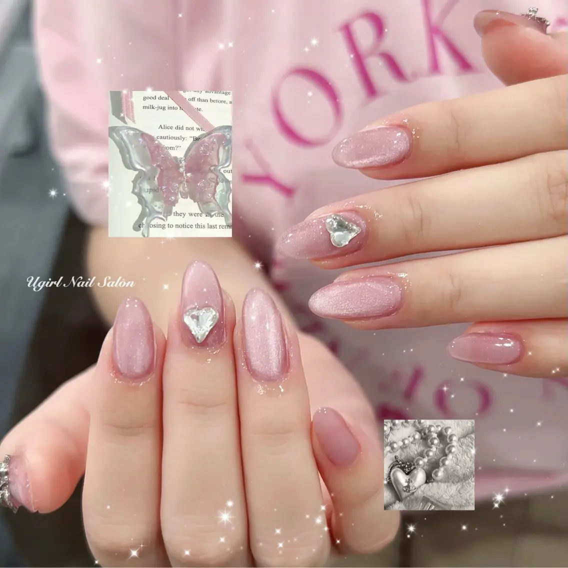 ネイル ハンドネイル 🪄mimi🎀 Midori🪽のネイルデザイン