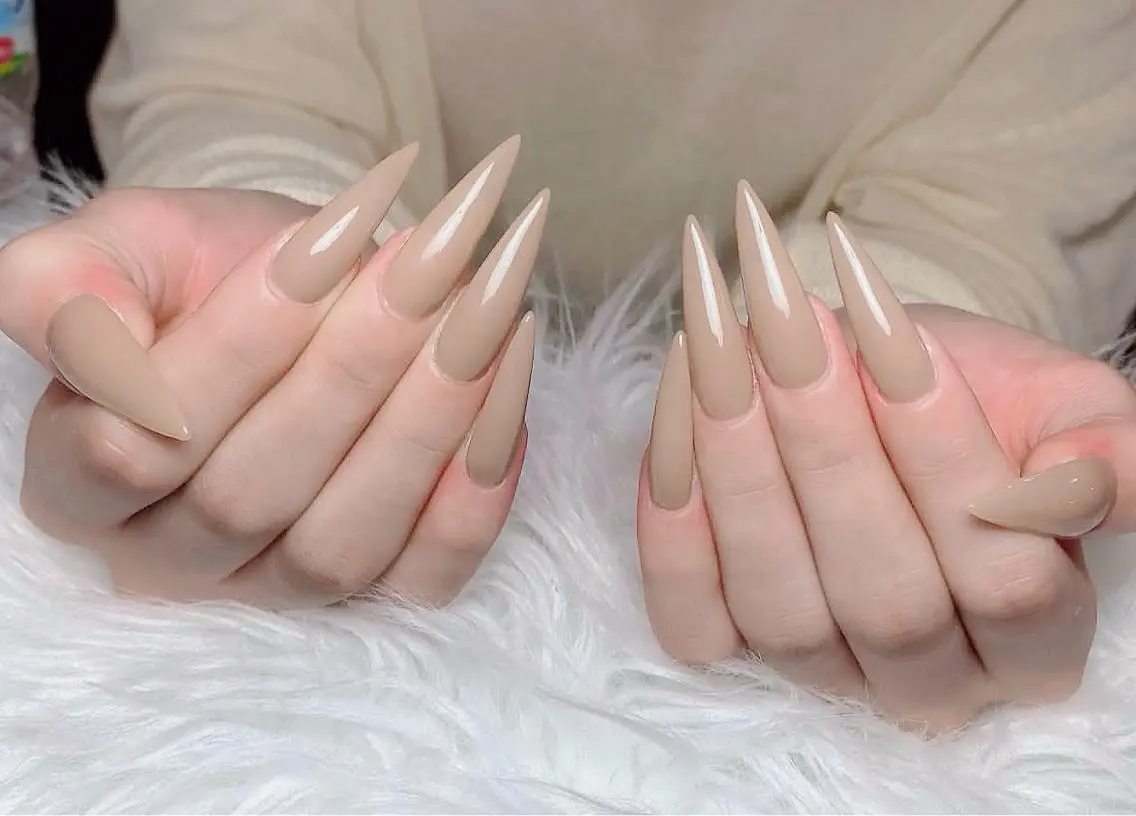 ネイル チークネイル 長さ出し フラッシュネイル フレンチネイル グラデーション ハンドネイル Lenie Nail Salonのネイルデザイン