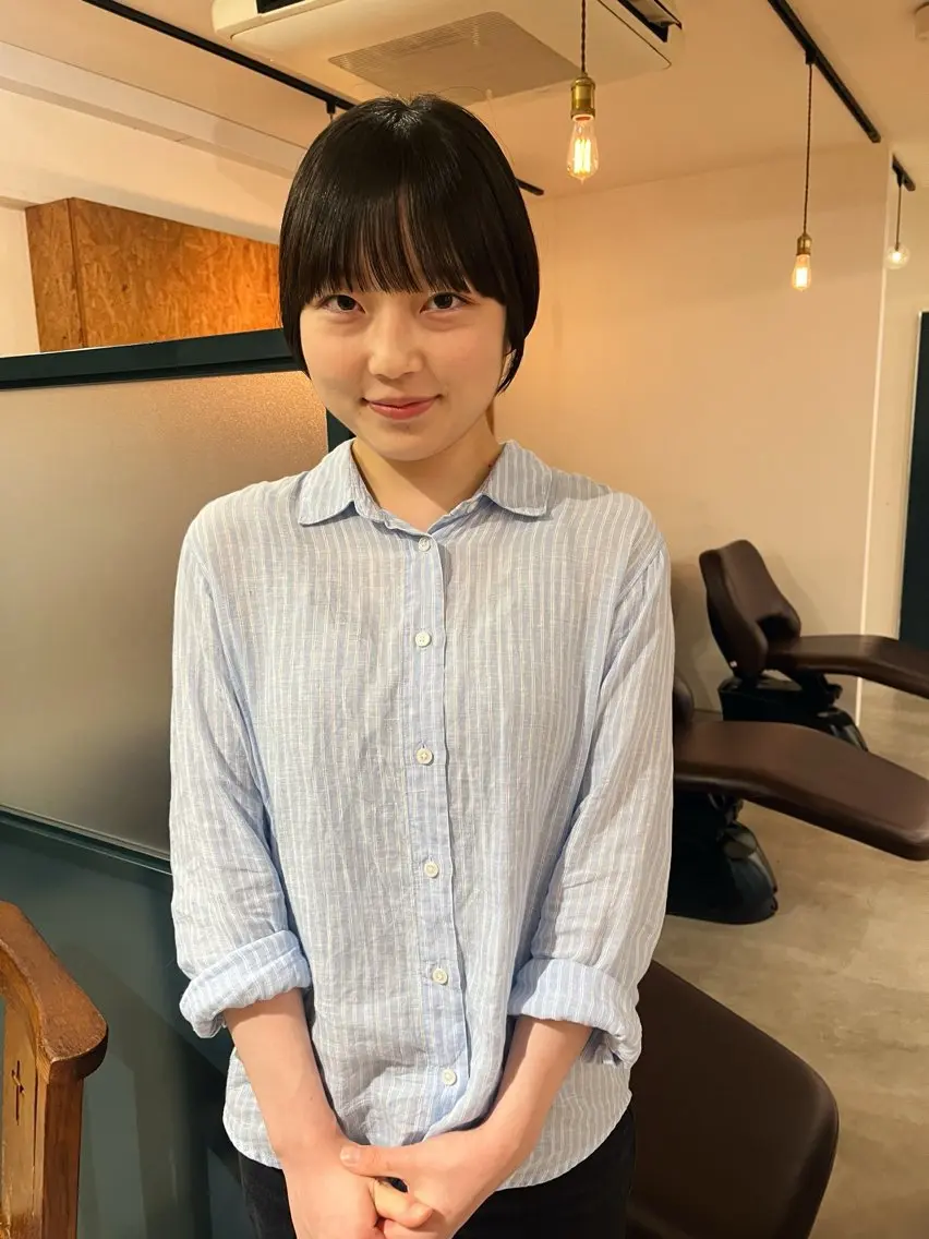 ショート ショートヘア 暖色/パーマ 🌼クニトウメイのヘアスタイル
