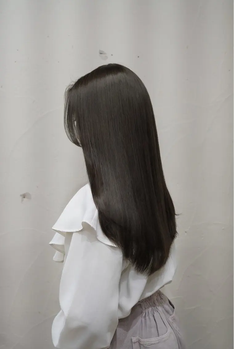 セミロング カラー グレージュ トリートメント ヘアカラー トリートメント ブリーチなし透明感 カラー/チサト🌿のヘアスタイル