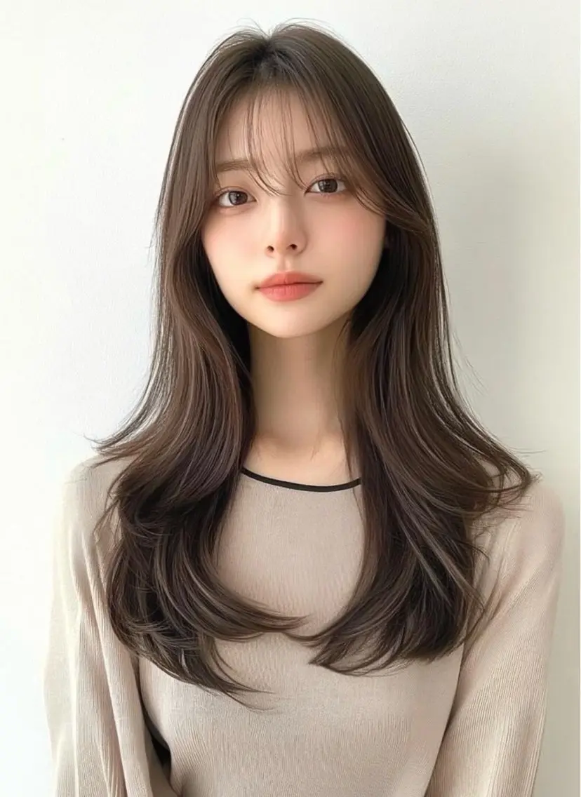 セミロング 【美髪矯正特化】 ズケヤマのヘアスタイル