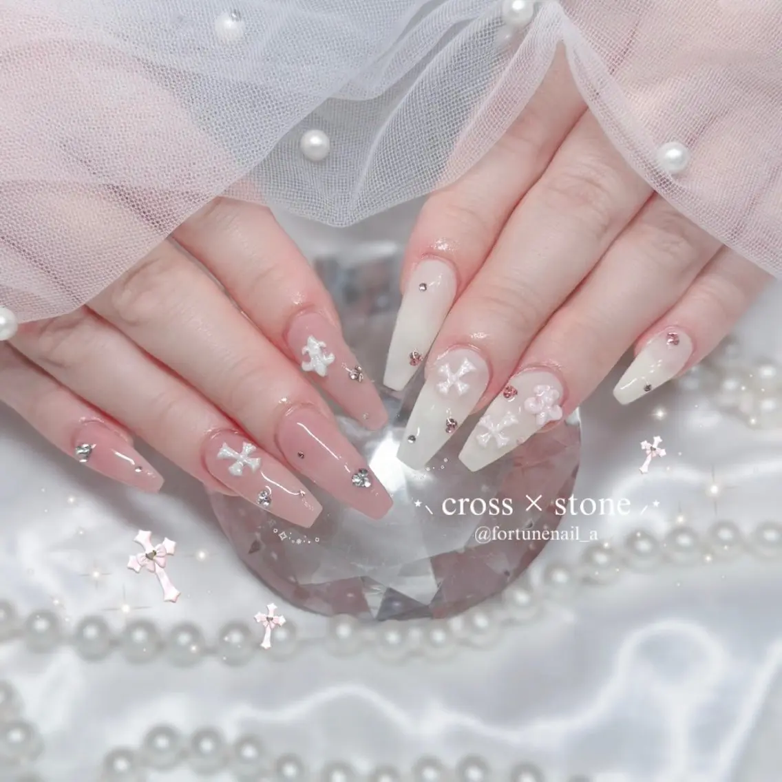 ネイル 持ち込み ハンドネイル ✩.*🎀 aoi🎀のネイルデザイン