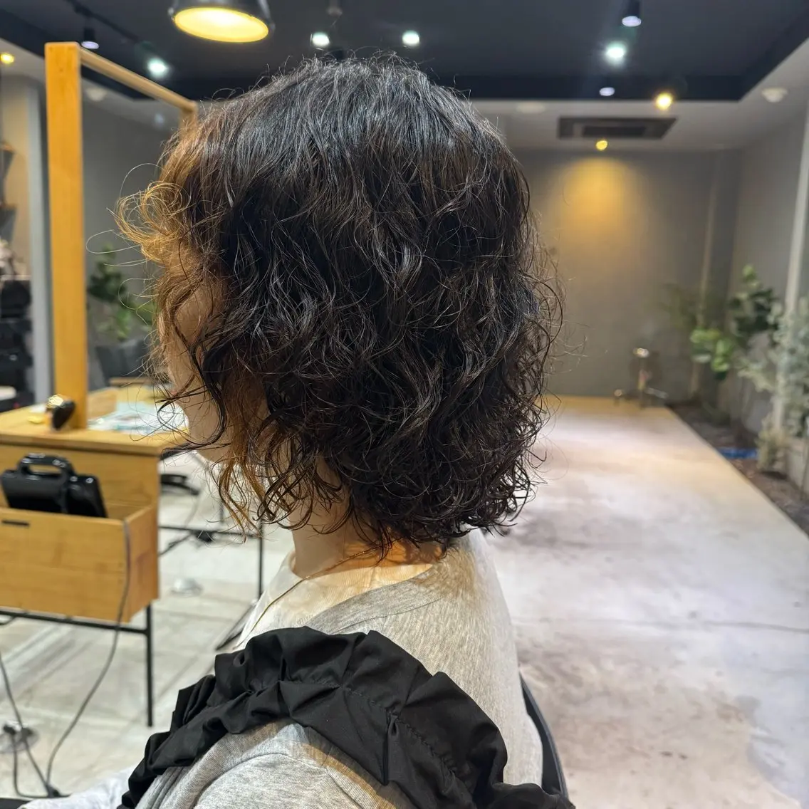 レディースカット+デジタルパーマの写真