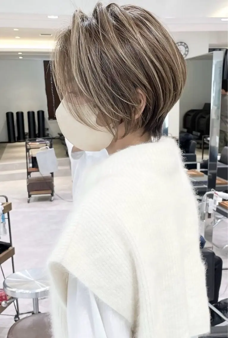 ショート カラー ショートヘア カット ヘアカラー トリートメント 360°美フォルム/ 似合わせ特化/‬荒砂のヘアスタイル