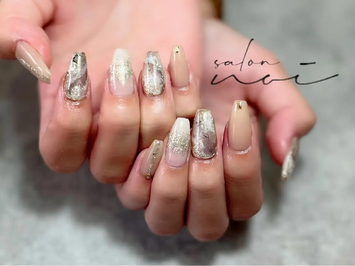 ネイル ニュアンスネイル ハンドネイル salon noiのネイルデザイン