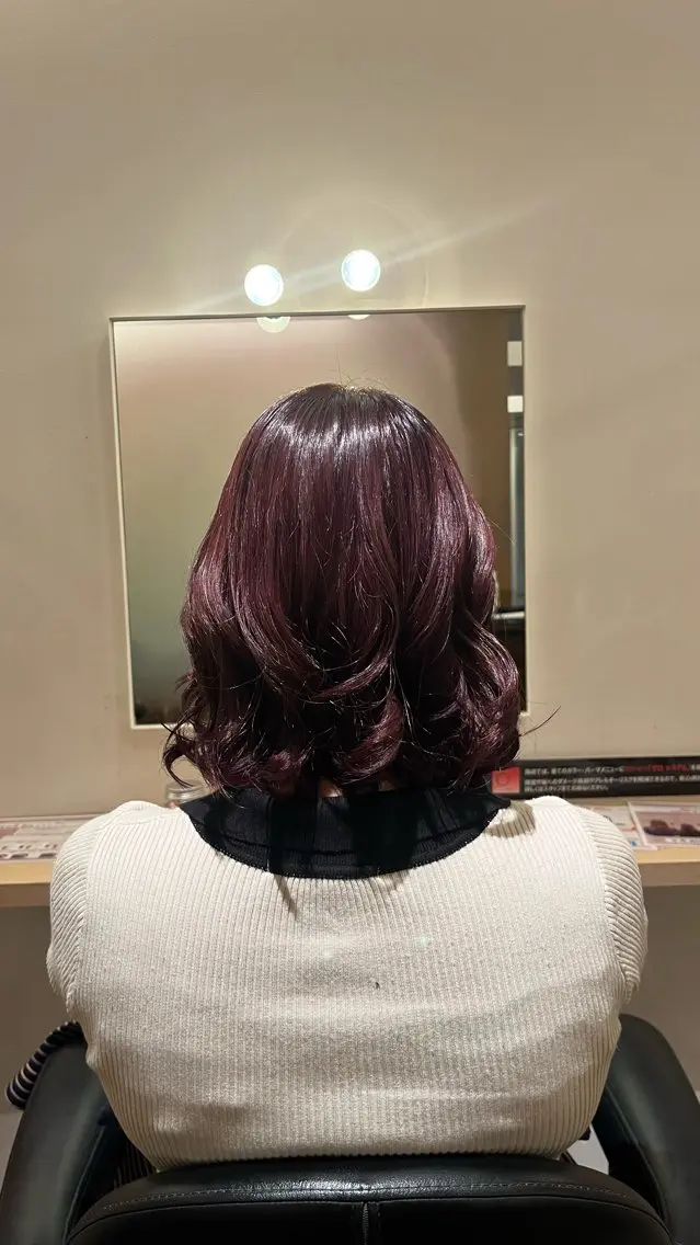 ミディアム カラー 🕊️寺畑陽依 🕊️のヘアスタイル
