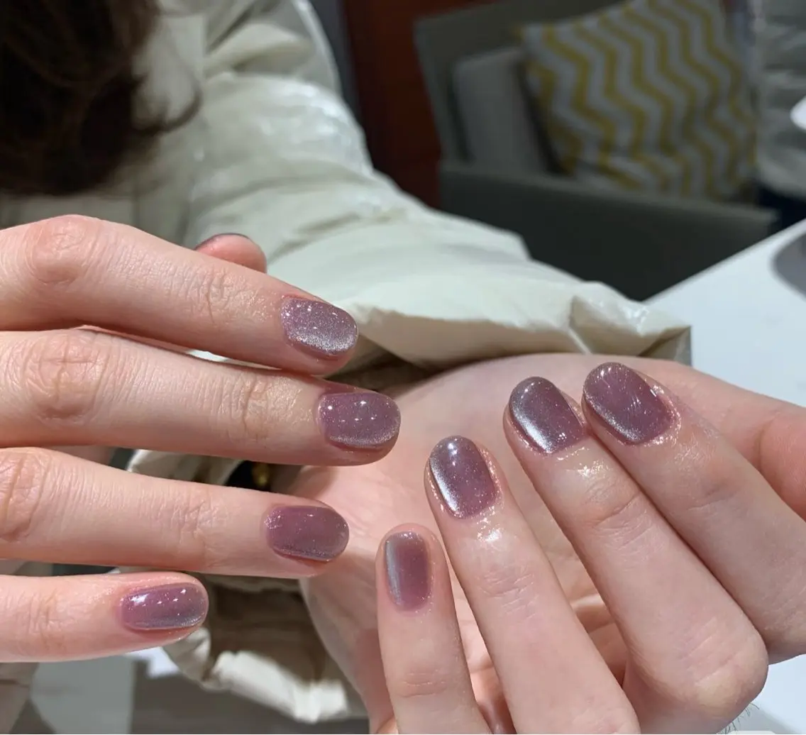 ネイル アートネイル オーロラネイル チークネイル 長さ出し フットネイル ハンドネイル Blossom nail_研修のネイルデザイン