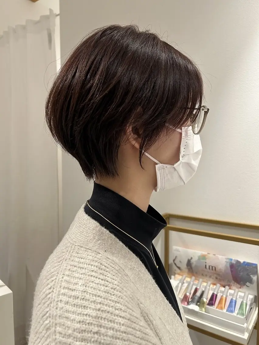 ショート 透明感カラー/ボブ 高野菜瑠のヘアスタイル
