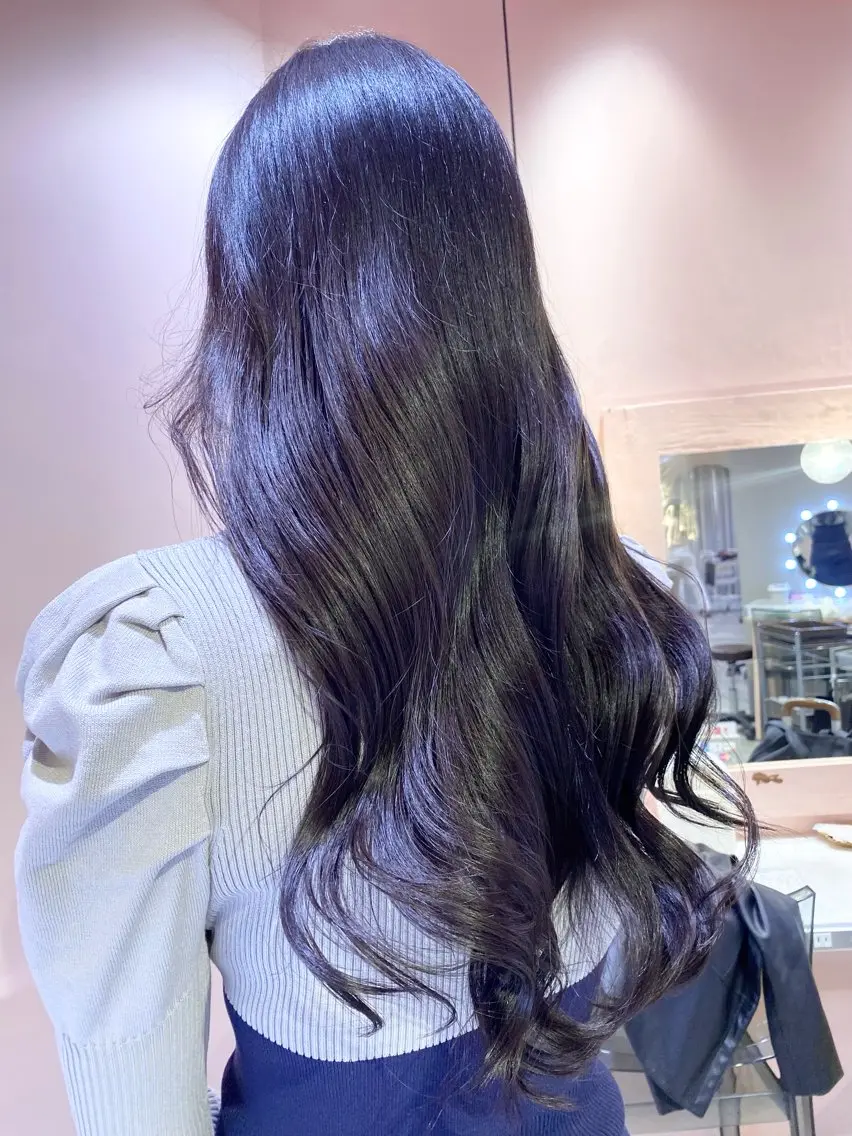 ロング ヘアカラー 透明感/艶カラー 💘Hanaのヘアスタイル