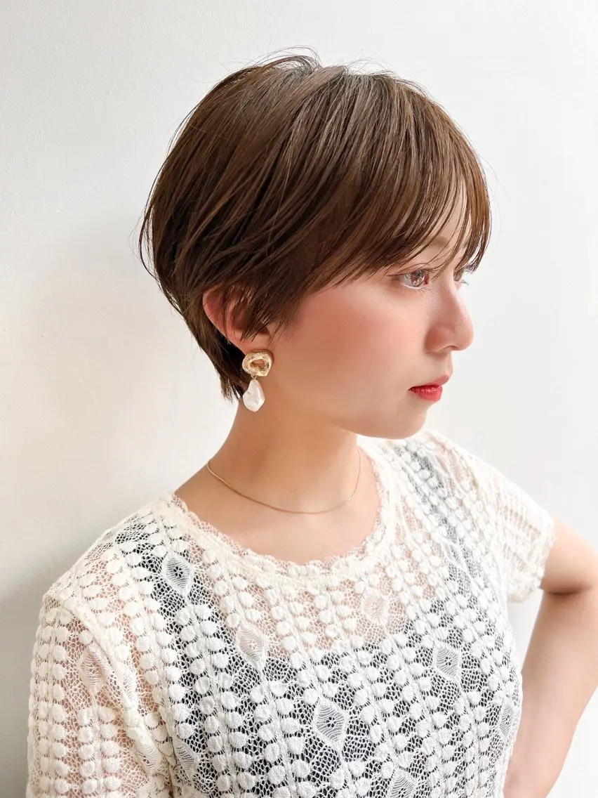 ショート ショートヘア カット ヘアカラー 小林 未和のヘアスタイル