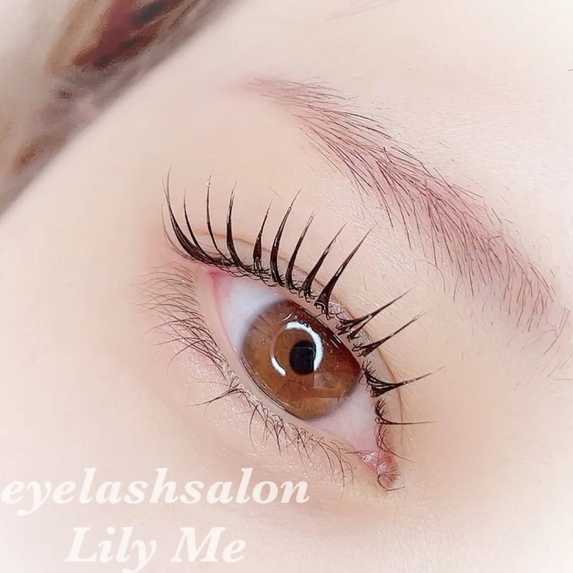 マツエク・マツパ ケラチンラッシュリフト 一重×まつ毛パーマ LilyMe イイダのマツエク・マツパデザイン