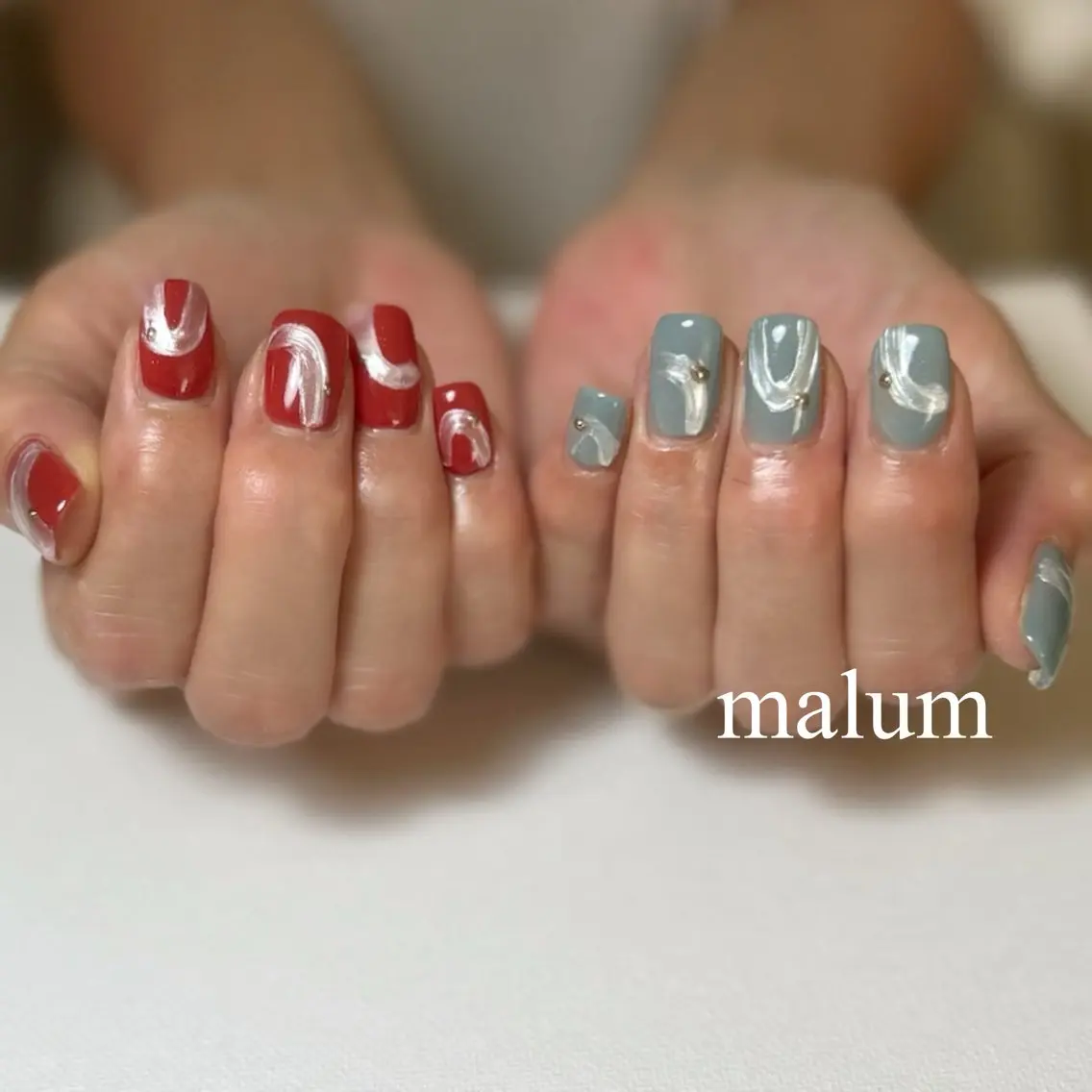ネイル ハンドネイル malum nailのネイルデザイン