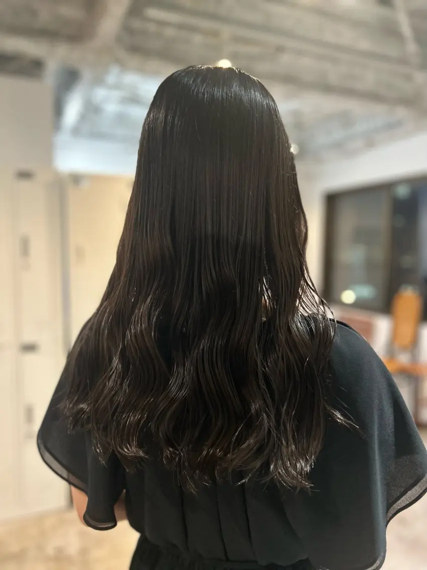 ロング カラー ヘアアレンジ ヘアカラー 🎀suzuna 透明感colorのヘアスタイル