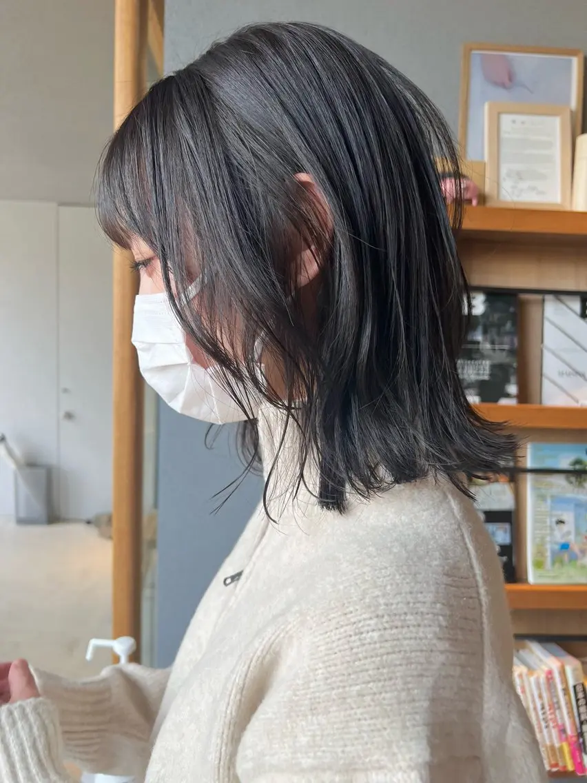 ミディアム くびれヘア cocoro /レイヤーカットのヘアスタイル