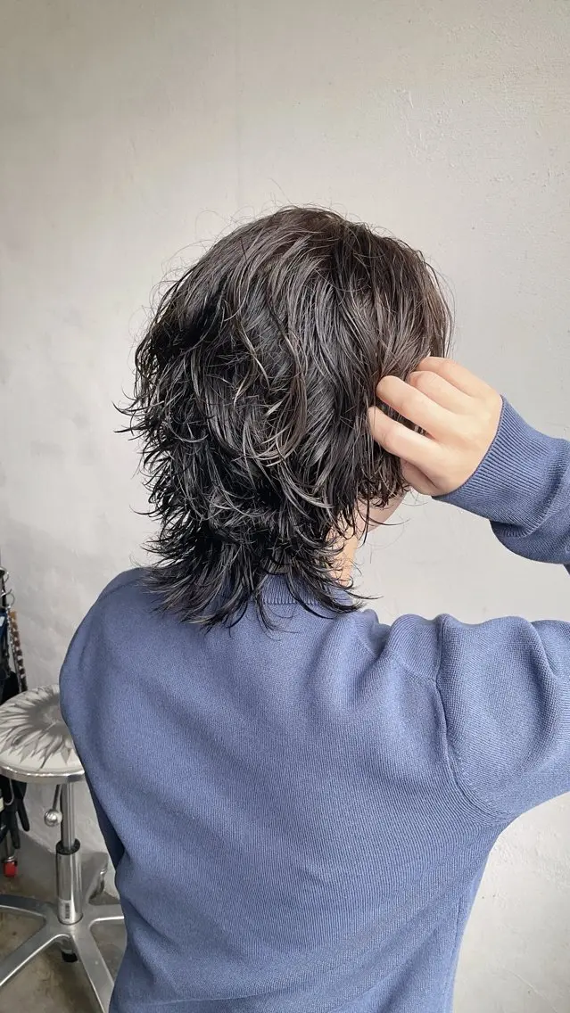 ミディアム パーマ ミディアムパーマ 髪質改善 中区/legare 🌈山村/髪質改善のヘアスタイル