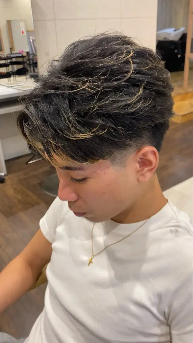 ショート メンズ フェードカット ショートヘア カット 👑髪質改善/縮毛矯 正/フェード/森田のヘアスタイル