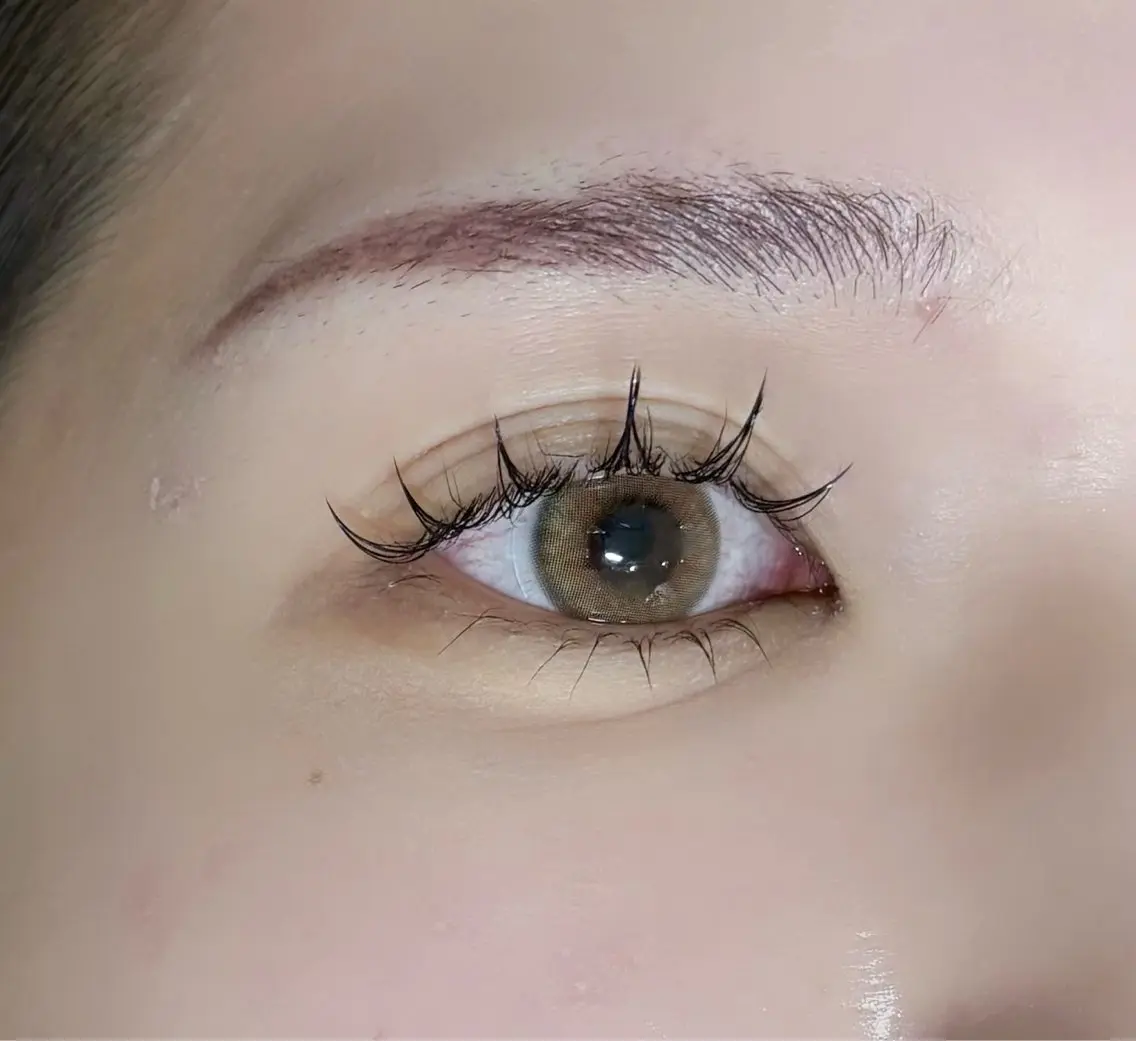 マツエク・マツパ フラットラッシュ ナチュラル まつげパーマ 下まつげエクステ LUNELLA☾ ໋ SANKAのマツエク・マツパデザイン