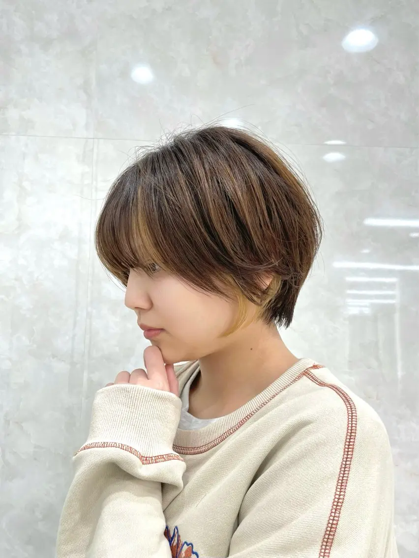 ショート ショートヘア ショート/似合わせ/ 透明感カラー古市唯人のヘアスタイル