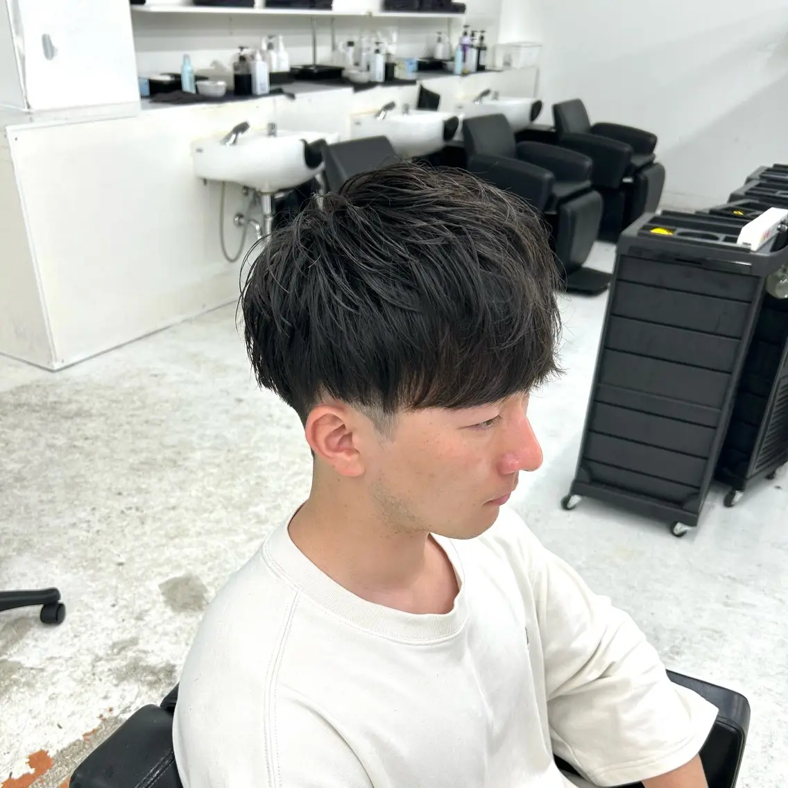 ショート メンズ マッシュ カット 【柏/メンズパーマ 特化】🍏網中勇喜のヘアスタイル