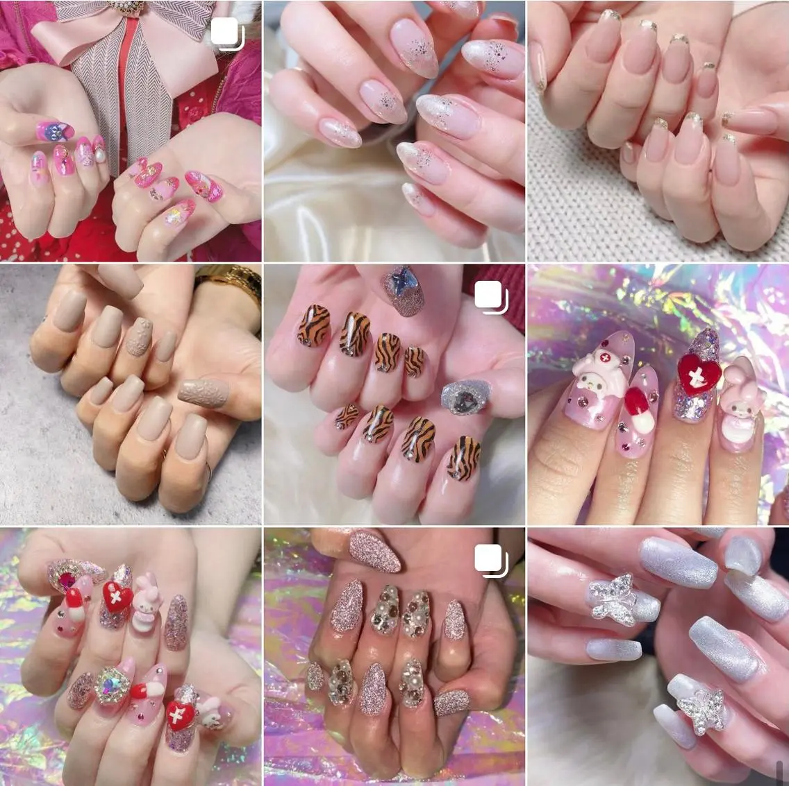 ネイル 渋谷／チップ長さ出し 👑アプレgel-xのネイルデザイン