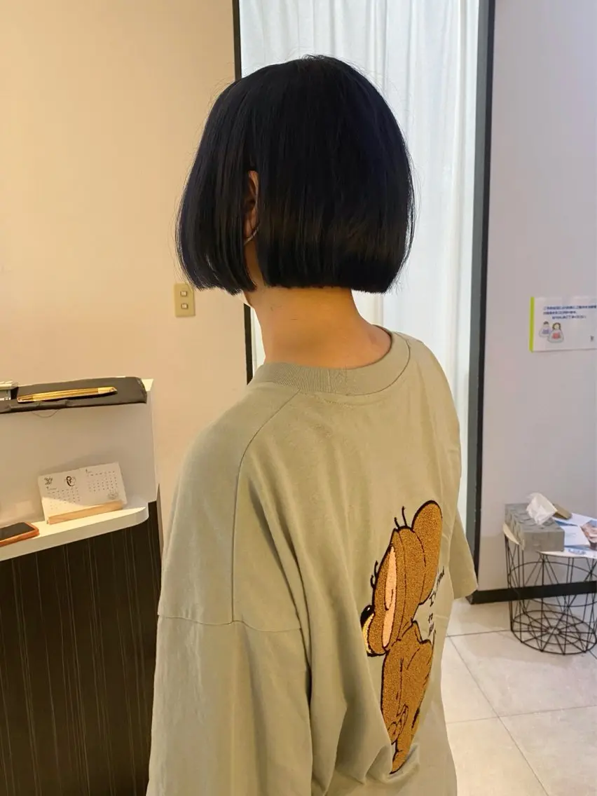 ショート カラー カット 縮毛矯正 トリートメント mai / linoah˚✧のヘアスタイル