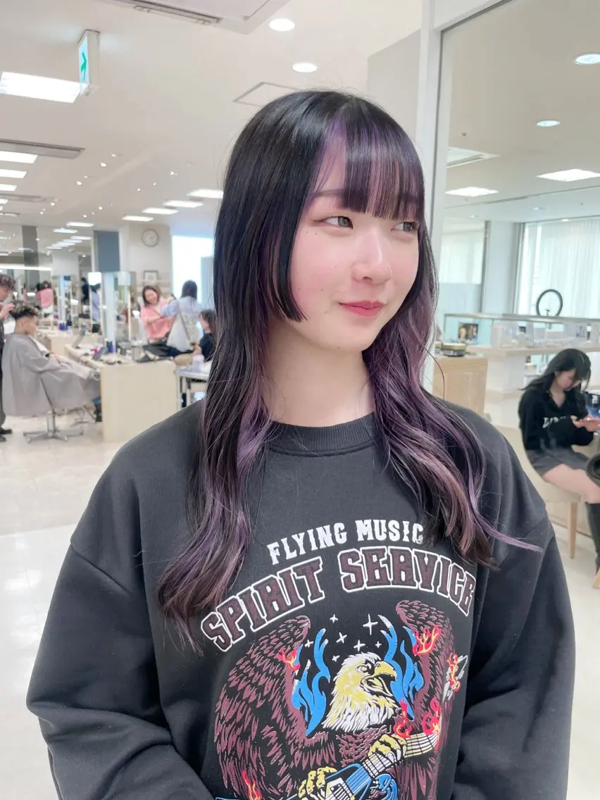 ロング カラー ヘアアレンジ ヘアカラー トリートメント ヘアセット 🍒KIKUCHI KANAE🍒のヘアスタイル