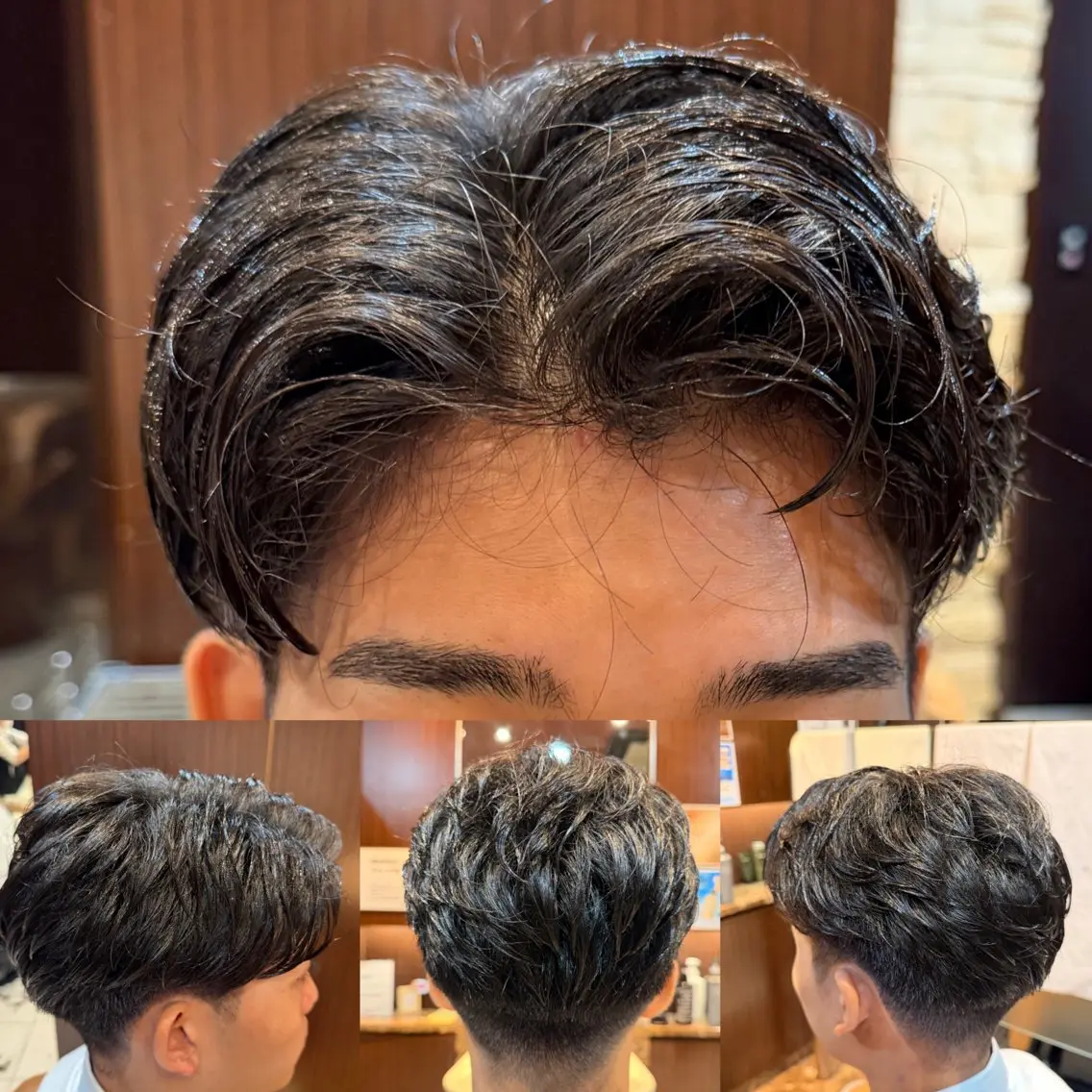 ショート メンズ カット 根尾 海咲のヘアスタイル