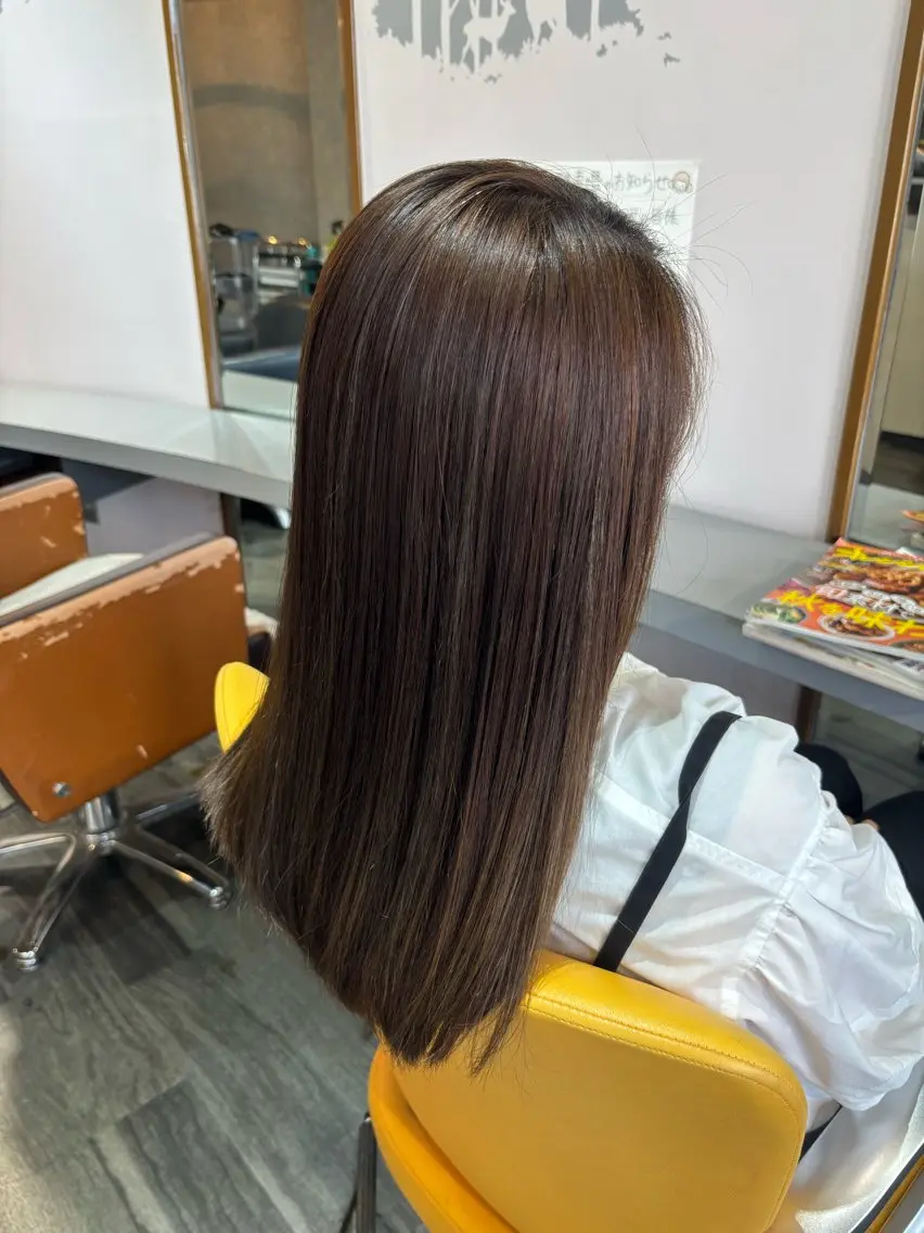 ロング カラー 杉山 晃太のヘアスタイル