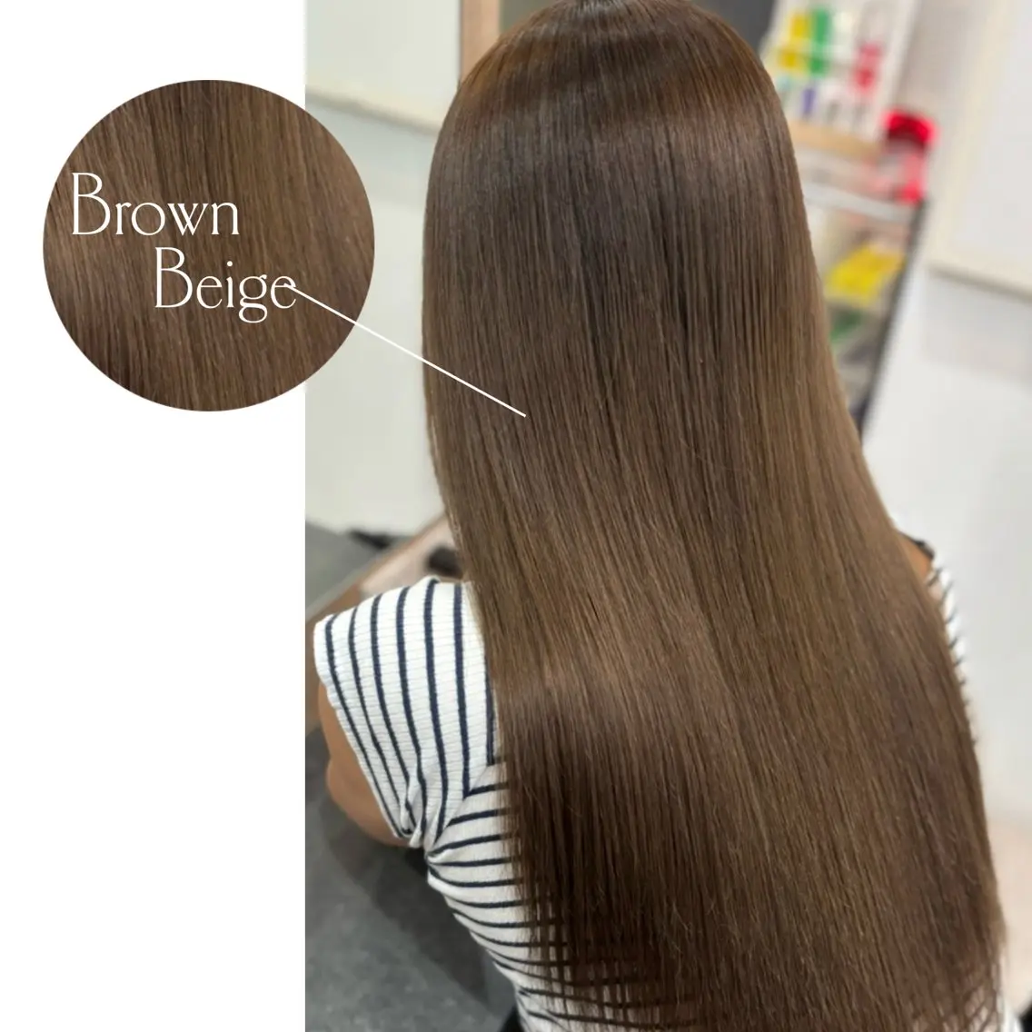 ロング カラー ベージュカラー ブラウンカラー カット ヘアカラー トリートメント 横浜/エクステ特化× 艶カラー/あいかのヘアスタイル