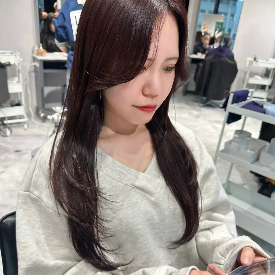 🎟 ˗ˏˋ レディース限定 ˎˊ˗ カット(ロング)＋さら艶トリートメント🩰♡の写真