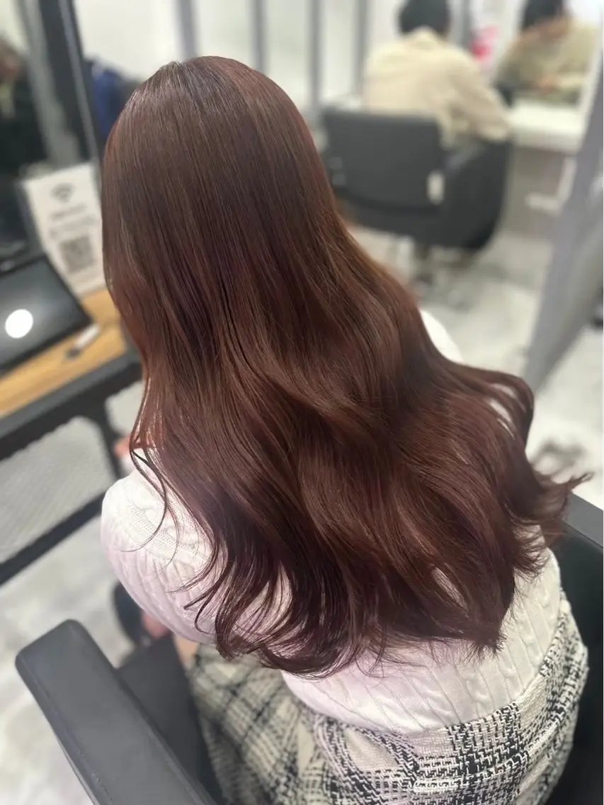 ロング カラー カット ヘアカラー トリートメント 💎髪質改善/ レイヤー荻原💎のヘアスタイル