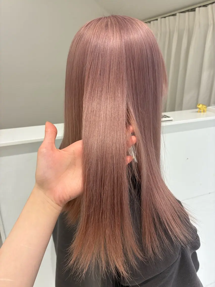 【新規学割U24】　ケアブリーチ＋ケアカラーの写真